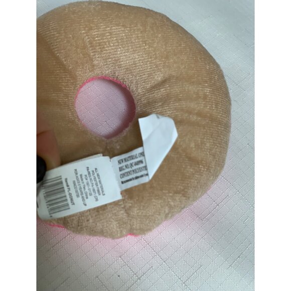 Plush Donut Toy With Sprinkles Pink Tan Small Soft Collectible  Stuffed Animal - Picture 3 of 3